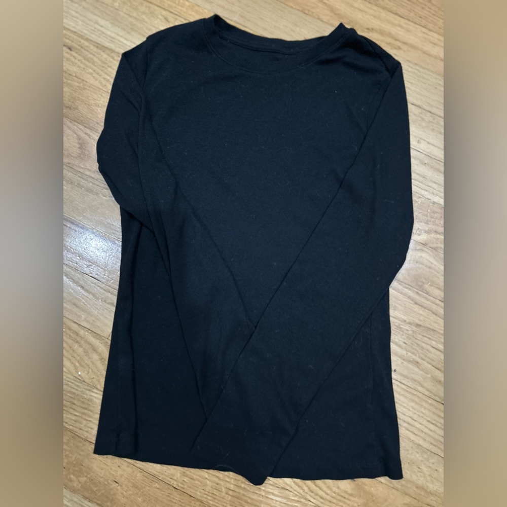 A New Day Black long sleeve tee shirt